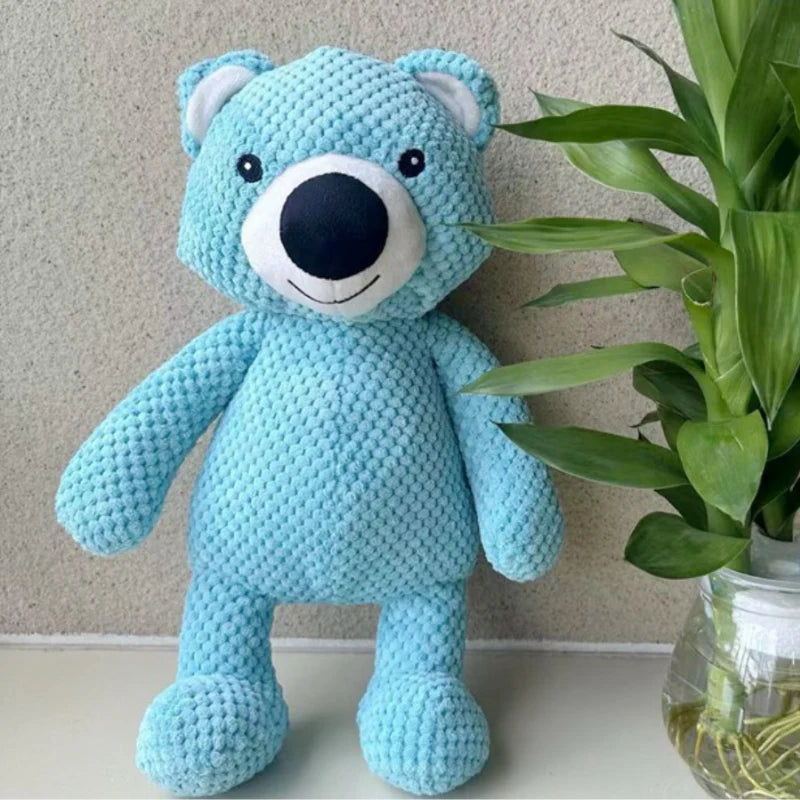 Calming Bear Plush Doy Toys For Heavy Chewers