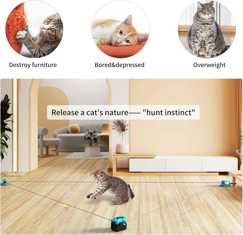 Interactive Cat Toy for Indoor Cats