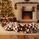Cat Tunnel Christmas Tree Skirt - Cat Nest and Christmas Decoration 2-in-1