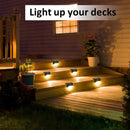 Waterproof Outdoor Solar Deck Lights