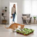 Cat Scratch Puzzle Enrichment Box: Nail File Stress Free Alternative to Clippers and Grinders