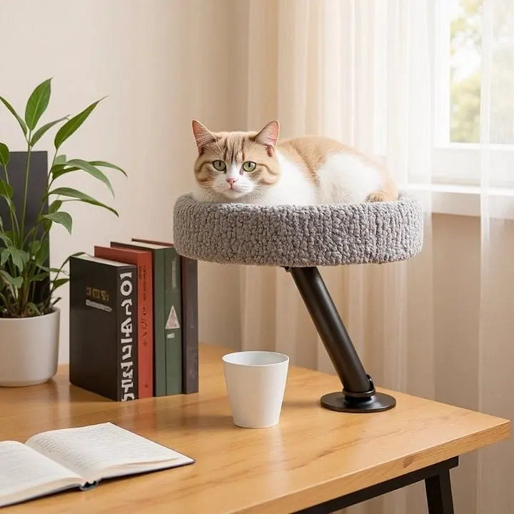 Cat Desk Bed | The Sustainable Desk-Mounted Cat Bed