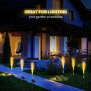 Solar Reed Garden Lights Outdoor Decorative