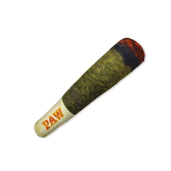 Cigar Design Plush Squeaky Dog Toy