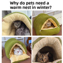 🐈Removable and Washable Winter Closed-off Cat Bed 🐾