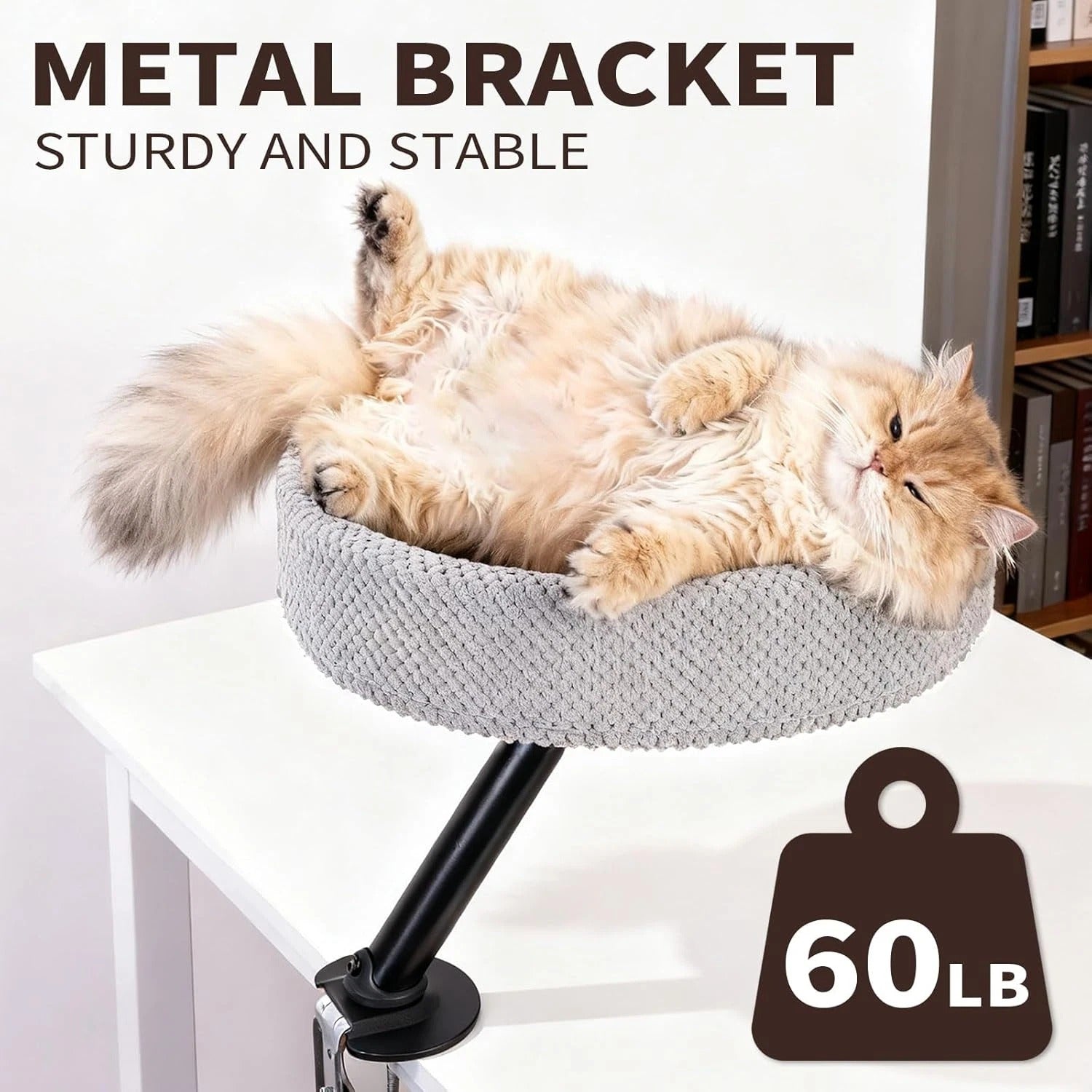 Cat Desk Bed | The Sustainable Desk-Mounted Cat Bed