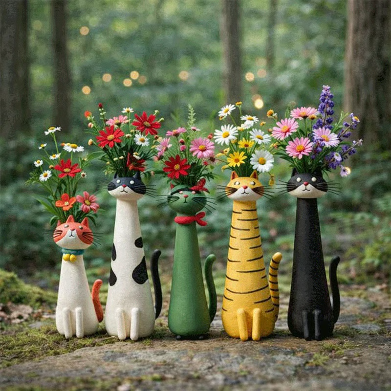 💖🎁2026 Mother's Day Gifts 49% OFF -- 😻Quirky Cat Vase