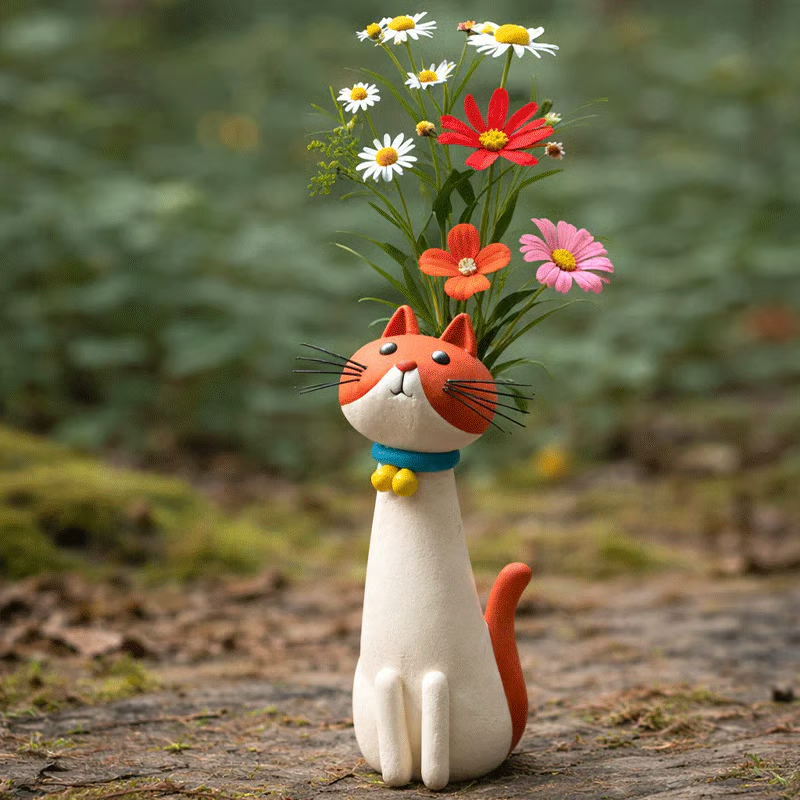 💖🎁2026 Mother's Day Gifts 49% OFF -- 😻Quirky Cat Vase