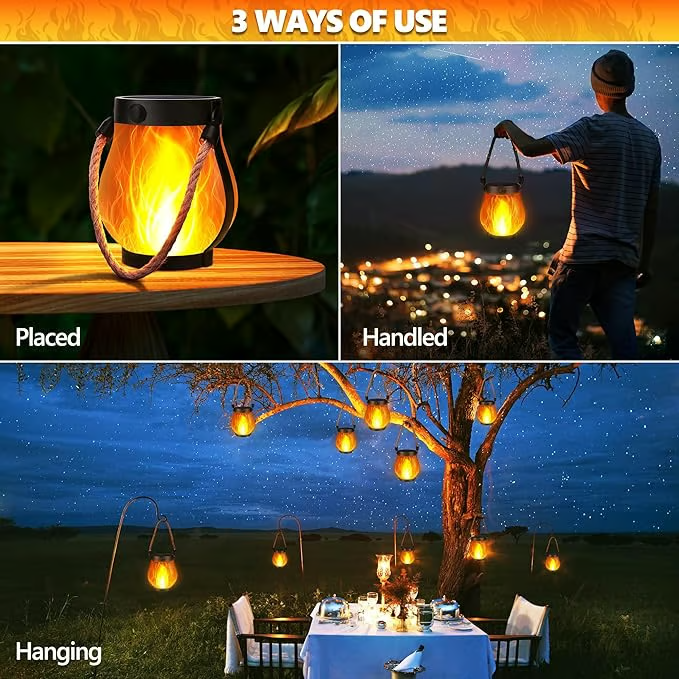 🔥🔥Dancing flame Solar Lantern Outdoor Lights🔥🔥