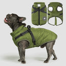 Waterproof Winter Jacket with Built-in Harness For Dogs