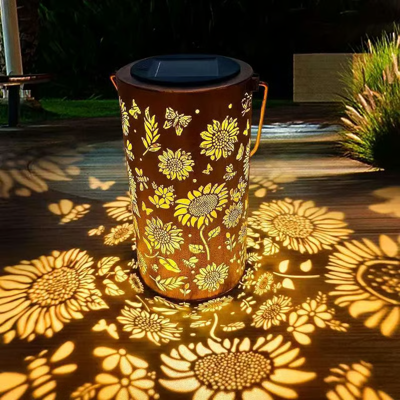 ✨Colorful Sunflower Glow Solar Garden Lantern