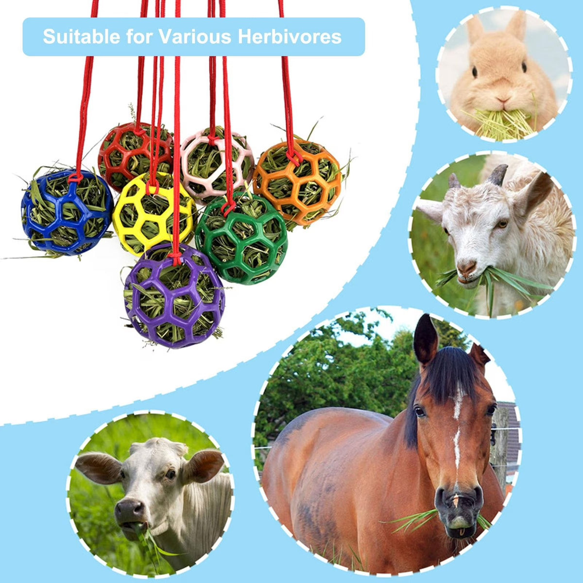 Hay Ball Stall Toy For Horse