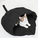 Linen Fabric Cat Bed Cave Cat Sleeping Bag