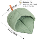 Linen Fabric Cat Bed Cave Cat Sleeping Bag