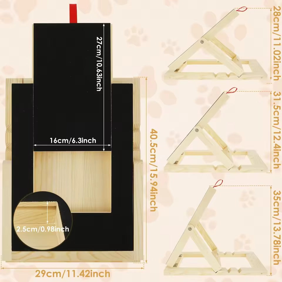 Dog Nail Scratch Board With Treat Box