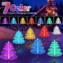 Seven Colors Gradient Solar Christmas Tree Lights