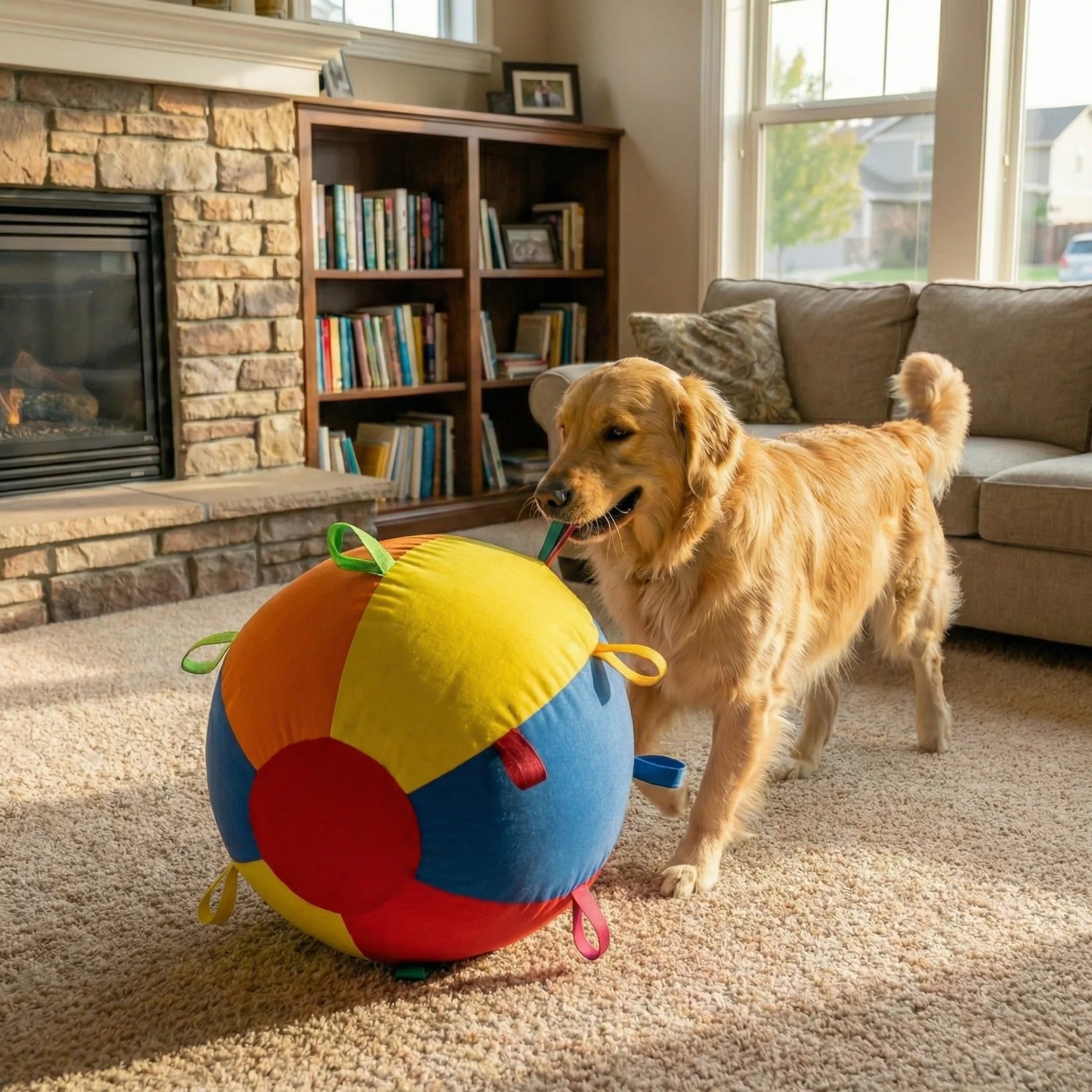 Calming Jumbo Ball Toy for Dogs