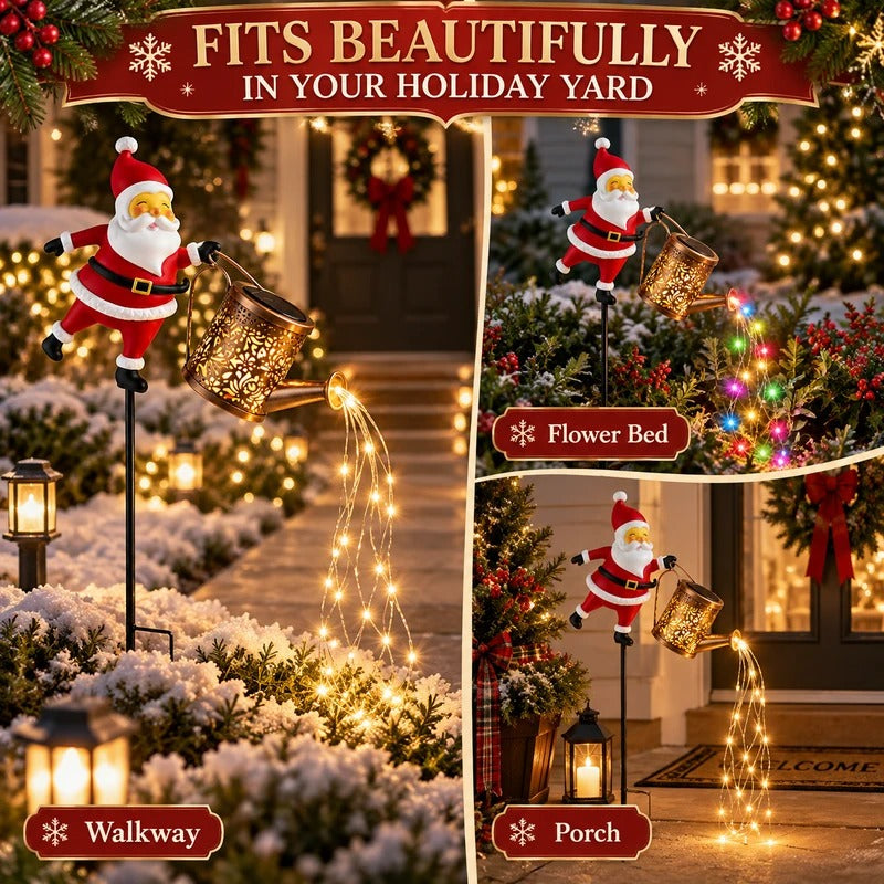 🎅Christmas Sale 49% OFF🎄Christmas Solar Santa Kettle Lights