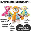 Immortal Squeaky Plush Toy for Aggressive Chewers -Small and Medium Dogs