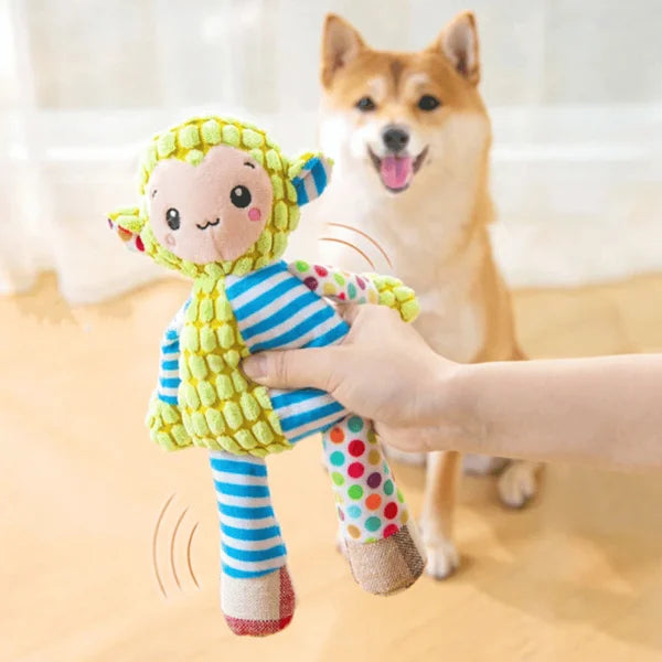 Immortal Squeaky Plush Toy for Aggressive Chewers -Small and Medium Dogs