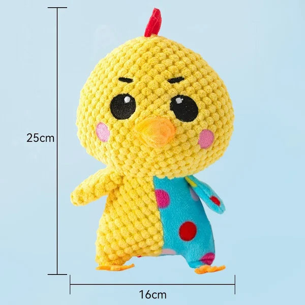 Immortal Squeaky Plush Toy for Aggressive Chewers -Small and Medium Dogs