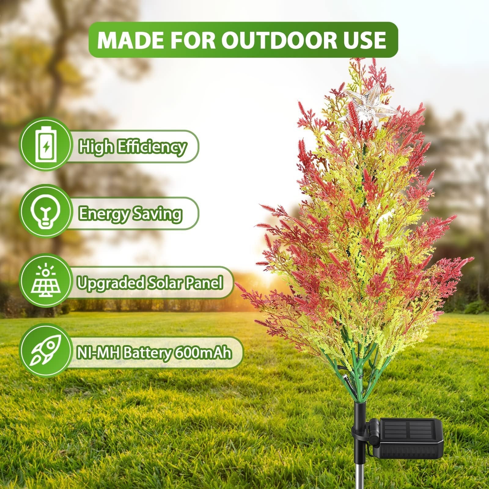 [🏆2025 Fully Upgraded🏆]Solar Cypress Tree Light🌟