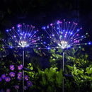Solar Garden Firework Lights Outdoor Decoration