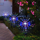 Solar Garden Firework Lights Outdoor Decoration