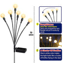 Solar Garden Lights - Starburst Swaying Light, Sway by Wind